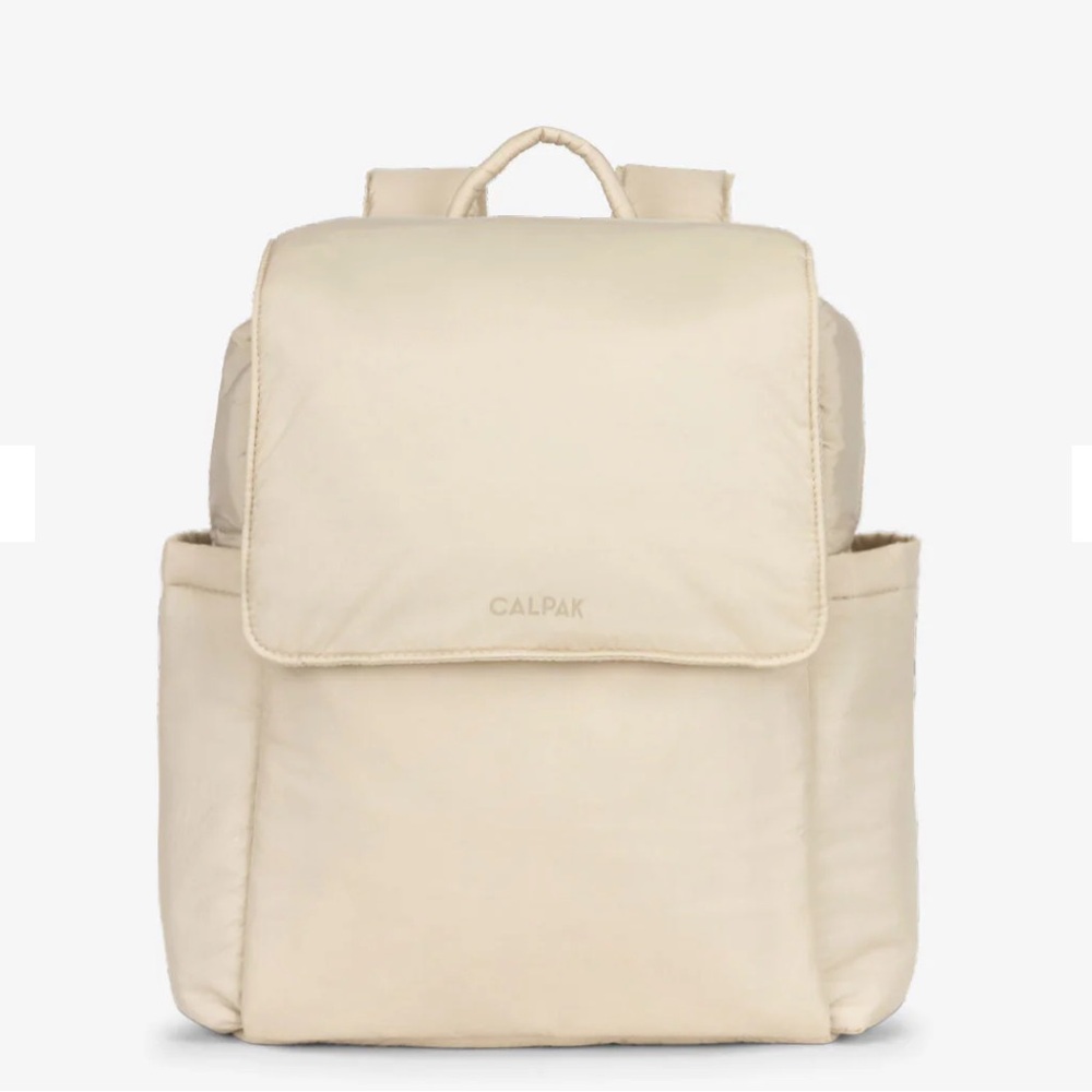 Calpak Cream Baby Backpack Diaper Bag